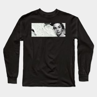 Vintage Woman Photography Art | Abstract Future Long Sleeve T-Shirt